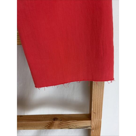 NWT Oat New York Red High Waist Wide Leg Pants 24 #0664 CORAL - Picture 4 of 6